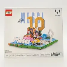 LEGO Editions Lionel Messi Soccer Highlights Building Set Collectible