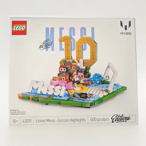 LEGO Editions Lionel Messi Soccer Highlights Building Set Collectible