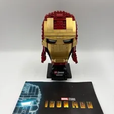 LEGO Iron Man Helmet 76165 Marvel Avengers Adult Red Gold Instruction Manual