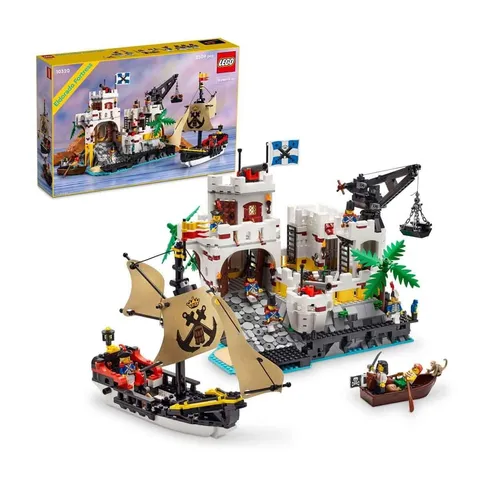 LEGO Icon Eldorado Fortress 10320 Toy Ship 2509pcs Bricks Blocks