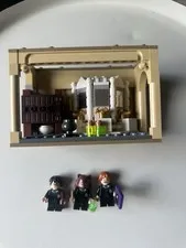 LEGO Harry Potter Minifigure Lot of 3 with Accessories & Small Build Diorama