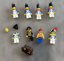 LEGO Minifigure Pirates Soldier 6276 Lot Set Bulk Sale