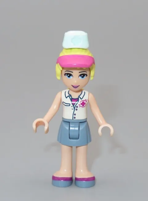 LEGO Friends Stephanie Nurse blond hair minifigures 41038