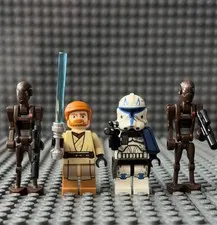 LEGO Star Wars Minifigure SET - Rex Obi-Wan Droid (Set BARC Speeder 75012) NM-VG