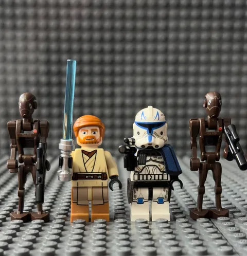 LEGO Star Wars Minifigure SET - Rex Obi-Wan Droid (Set BARC Speeder 75012) NM-VG