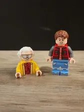 LEGO - 10300 Back To The Future Marty McFly & Doc Brown Minifigures