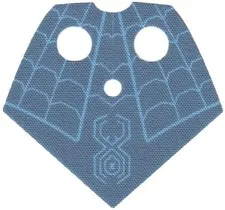 Lego 71050 Cape Spider-Man Web-Slinger Minifig Bright Light Blue Cloth Web sp11