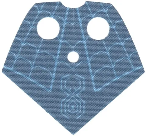 Lego 71050 Cape Spider-Man Web-Slinger Minifig Bright Light Blue Cloth Web sp11
