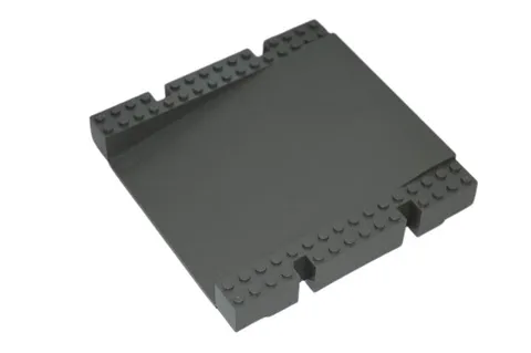 Lego® Base Plate for Train, Harbour, Firefighters DARK-GREY RISING