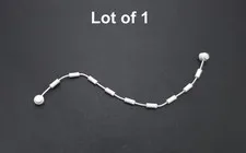 Lego 21L String with Same Color End Studs and Climbing Grips White Lot of 1