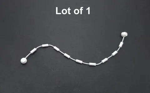 Lego 21L String with Same Color End Studs and Climbing Grips White Lot of 1