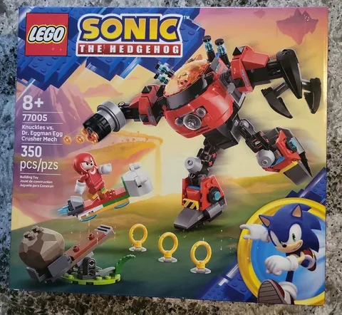 Sonic the Hedgehog™ Knuckles vs. Dr. Eggman Egg Crusher Mech LEGO 77005
