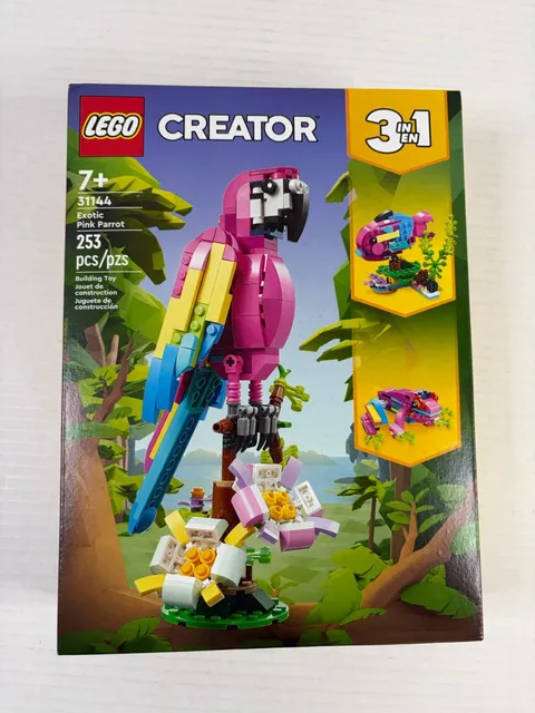 LEGO Creator 31144 Exotic Pink Parrot 3in1 Set — New Factory Sealed