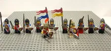 LEGO Castle Medieval Knights Minifigure Set Lot of 11