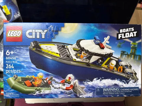 LEGO City Police Boat Chase Building Toy (60456) 264 Pieces