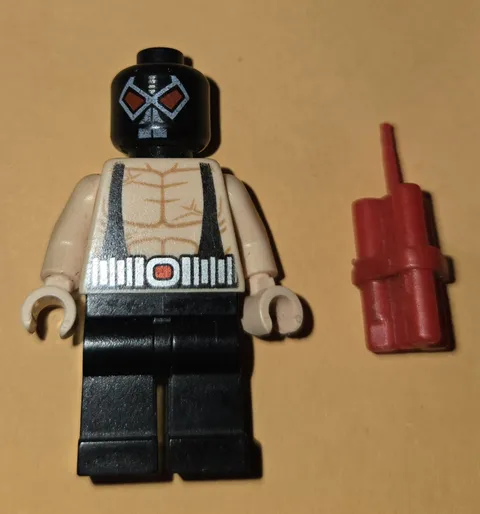 Lego Bane Minifigure sh010 6860 DC Super Heroes Batman