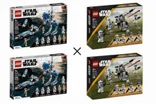 **LIMITED DEAL** 501st Clone Trooper Set Bundle (Battle Packs 75280 And 75345)