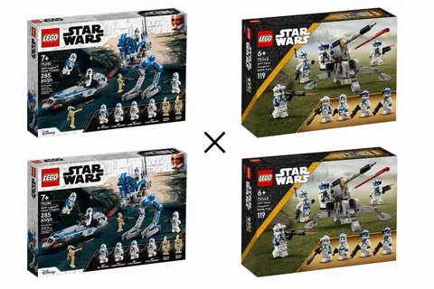 **LIMITED DEAL** 501st Clone Trooper Set Bundle (Battle Packs 75280 And 75345)