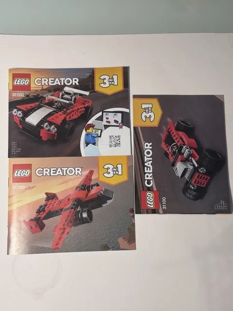 LEGO CREATOR 3 IN 1 - Sports Car (31100) - INSTRUCTIONS ONLY
