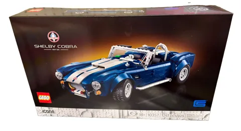 LEGO Icons Vehicles Shelby Cobra 427 S/C 10357 Complete Set 1241 pcs 18+🔥🔥