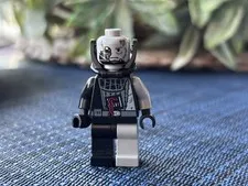 LEGO Star Wars Darth Vader Battle Damaged Minifigure Black White Anakin