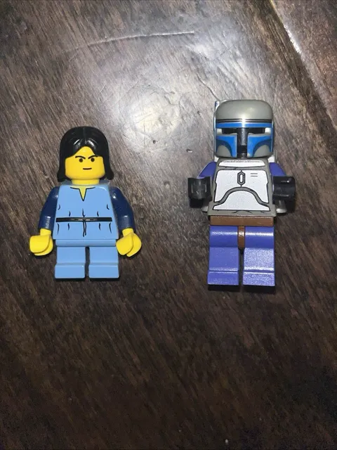 7153 Lego Minifigures From Slave 1 Ship, Jango Fett And Boba Fett