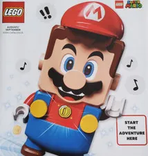 CATALOGUE Lego Club Magazine from August September 2020 Super Mario on Cover