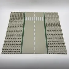 LEGO Vintage Gray 10x10 32x32 Baseplate Airport Runway Roadway