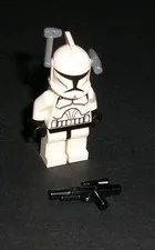 LEGO Star Wars CLONE TROOPER (Phase 1) Dark Bluish Gray Rangefinder Minifig 7676
