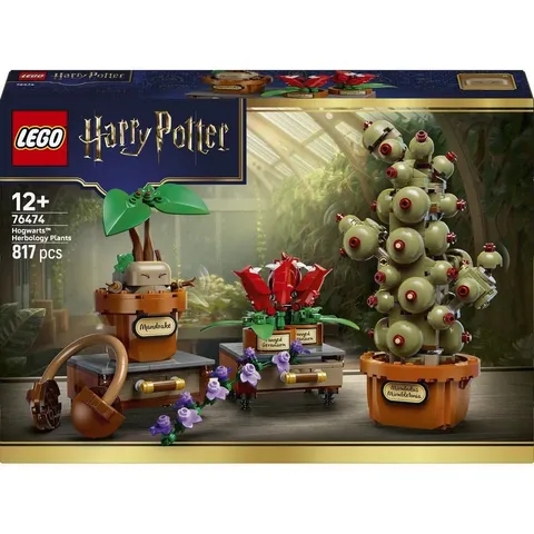 LEGO Harry Potter Hogwarts Herbology Plants Set 76474