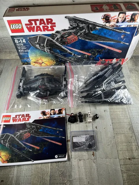 LEGO Star Wars: Kylo Ren's TIE Fighter (75179) 99.9% Complete w/Box+Instructions
