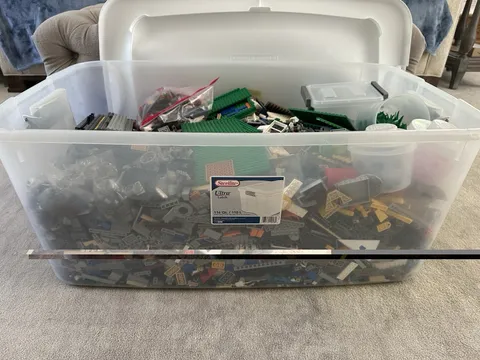 Assorted LEGO Bricks - 2 Large bins 