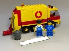 LEGO 6693 Recycle Truck City Garbage Refuse Trash 100% Complete