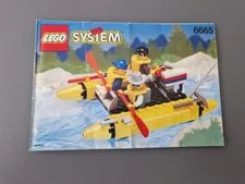 Lego Building Instructions 6665 System River Runners (Punched) Instruction Only