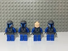 LEGO Star Wars Minifigure Lot (4 Figures) – Mandalorian Death Watch Warriors