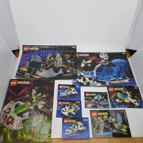 Vintage 1994-1997 Lego Manual Instructions Lot Of 9 6959 6915 6958 2965 6854