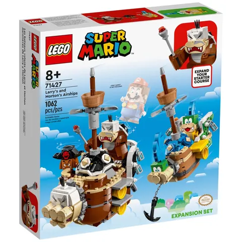 Lego Super Mario Larry’s And Morton’s Airships Set 71427 New In Box