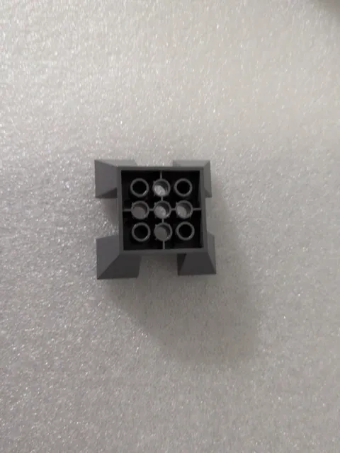 Lego Part 30373 (1pc) Slope, Inverted 65 6x6x2 Quad with Cutouts