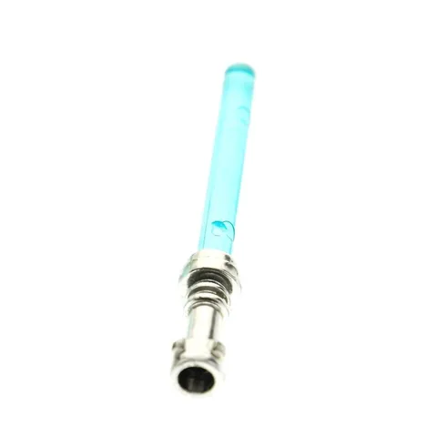 1x LEGO Minifigure Weapon Light Saber Chrome Silver Laser 4L Blue 30374 64567