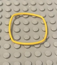 LEGO Yellow Rubber Band Large, Square Cross Section
