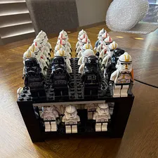 LEGO Star Wars Clone Trooper 45 Mini figures  w/ Display Stand Polybag SW0467