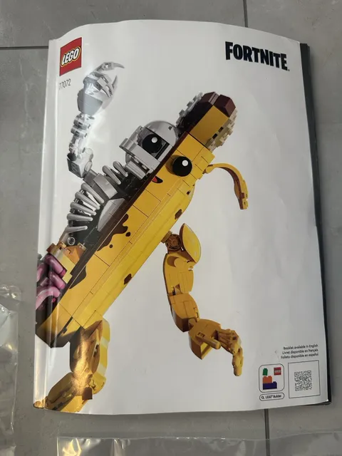LEGO Fortnite Peely Bone Set #77072 Bricks with instructions manual NOT COMPLETE