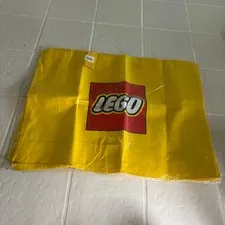 NEW LEGO Large Reusable Yellow Tote Shopping Bag