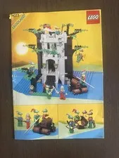 Vintage LEGO 6077 Instruction Manual Castle Forestmen's Crossing Booklet ONLY