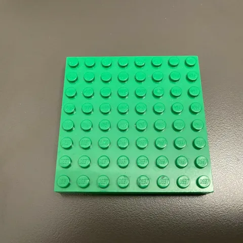 Lego 4201 43802 Green Baseplate 8 x 8 Replacement Add-on Part Piece 3/8" sides