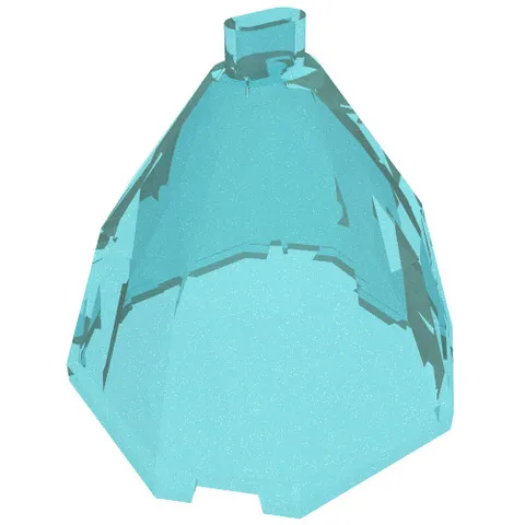 LEGO® Part 80336 - Mini Doll Skirt Long Full Octagonal (Diamond Dress)