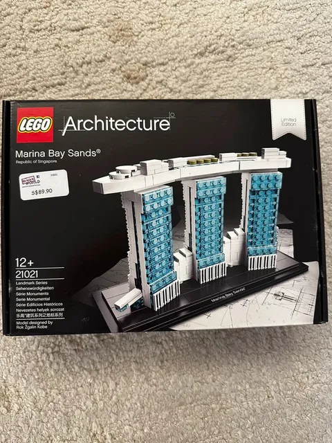 LEGO Architecture Marina Bay Sands 21021 Complete Set Limited Edition NEW SEALED