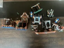 Lego Vikings Castle Incomplete Sets Lot Boat House No Minifigures