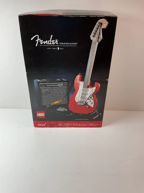 Opened NIB LEGO Ideas: Fender Stratocaster 21329 Complete Set and Manual
