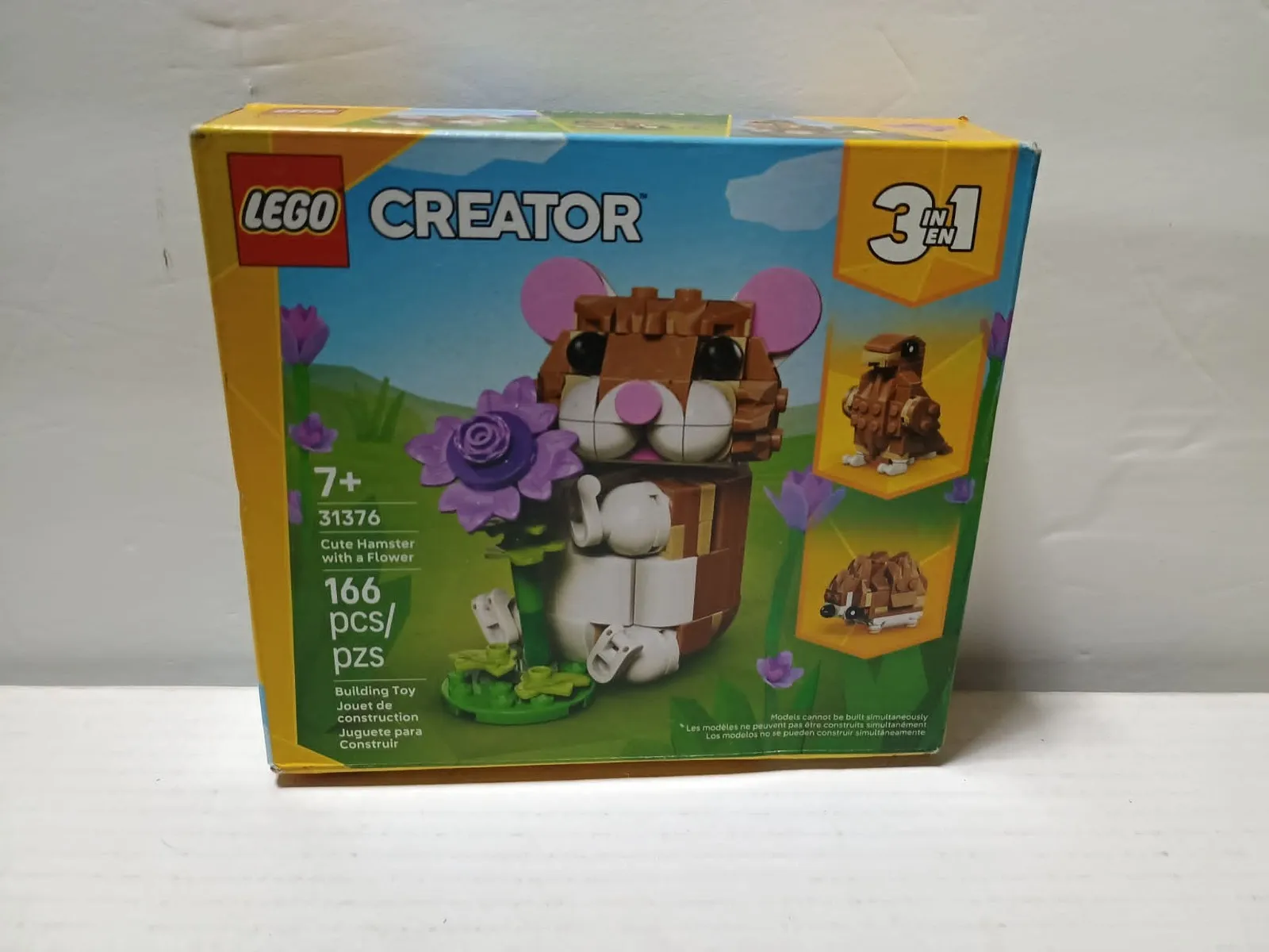 Lego 31376 Creator 3 in 1 Cute Hamster with a Flower - NEW Factory SEALED in Box